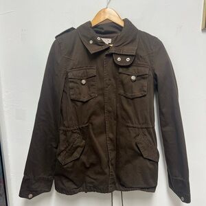 LaRok Dark Brown Utility Jacket